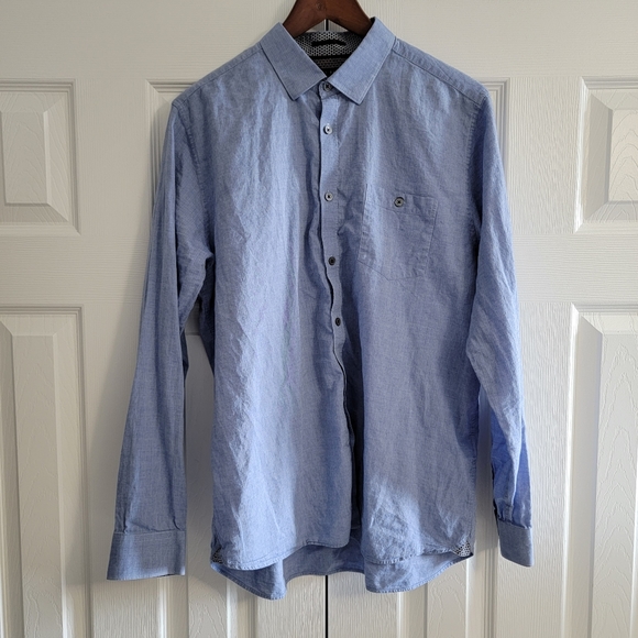 Ted Baker Casual Button Down, Men's, Size 5 (US XL) - Picture 2 of 7